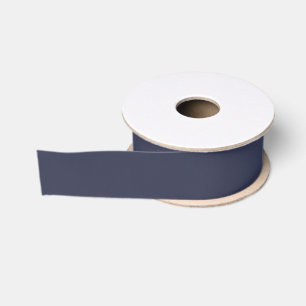 Create Your Own dark gray blue customizable Grosgrain Ribbon