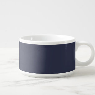 Create Your Own dark gray blue personalized Bowl