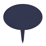 Create Your Own dark gray blue personalized Cake Topper