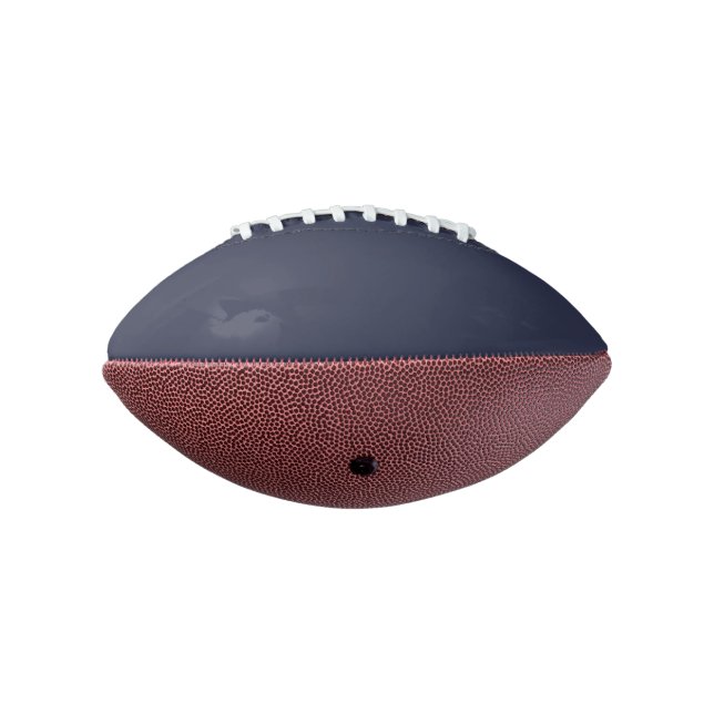Create Your Own dark gray blue personalized Football (Rotated 270)