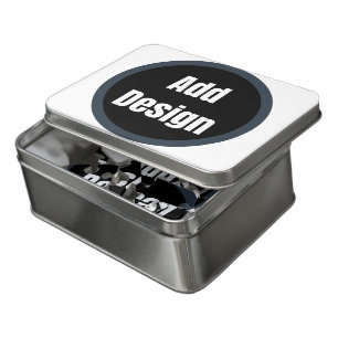 Create Your Own dark gray blue personalized Jigsaw Puzzle