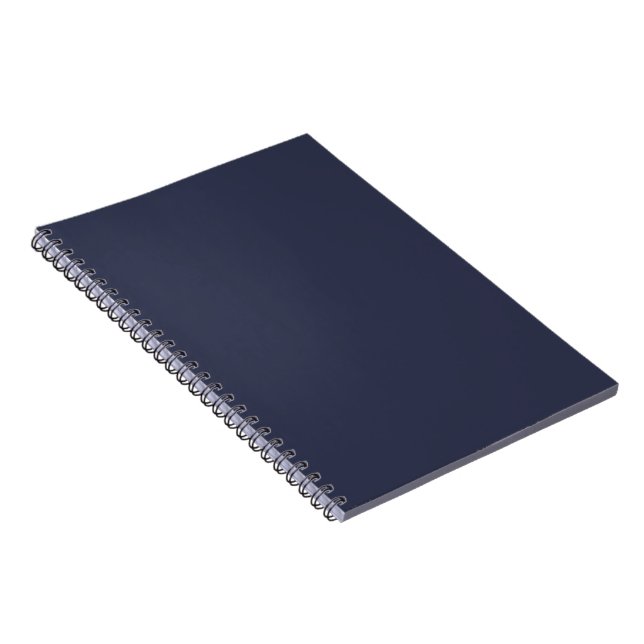 Create Your Own dark gray blue personalized Notebook (Right Side)