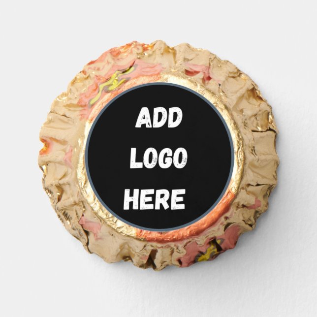 Create Your Own dark gray blue personalized Reese's Peanut Butter Cups (Front)