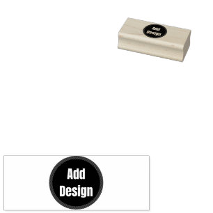 Create Your Own dark gray blue personalized Rubber Stamp