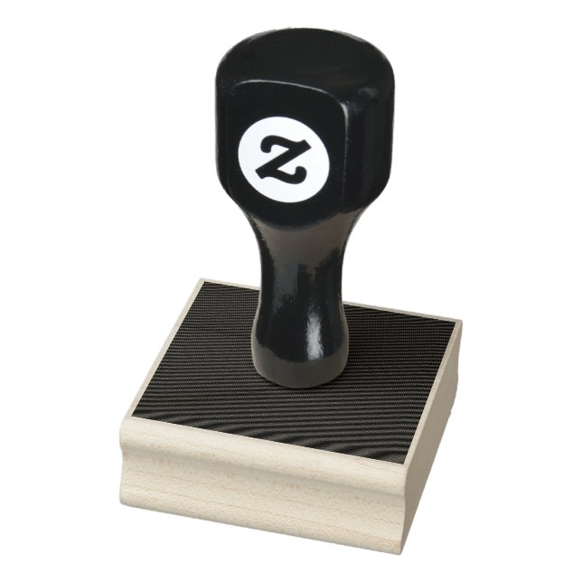 Create Your Own dark gray blue personalized  Rubber Stamp (Stamp)