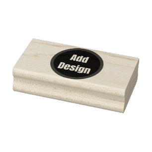 Create Your Own dark gray blue personalized Rubber Stamp