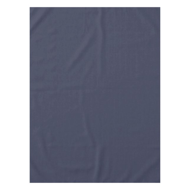 Create Your Own dark gray blue personalized Tablecloth (Front)