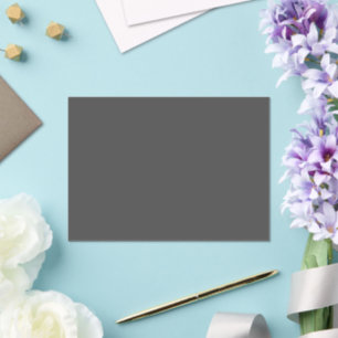 Create Your Own dark gray Custom Design Acrylic Invitations