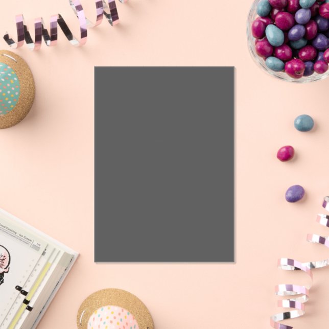 Create Your Own dark gray Custom Design Acrylic Invitations (Insitu (Celebration))