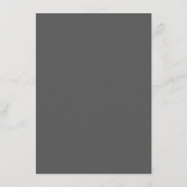 Create Your Own dark gray Custom Design Advice Card (Front)