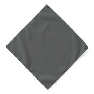 Create Your Own dark gray Custom Design Bandana