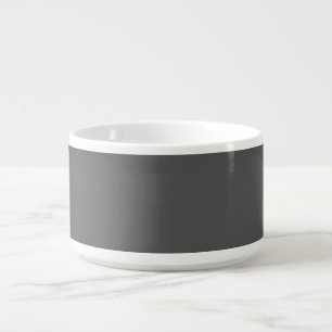 Create Your Own dark gray Custom Design Bowl