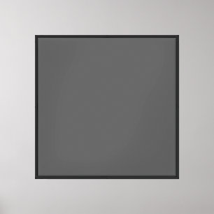 Create Your Own dark gray Custom Design Canvas Print