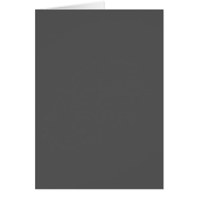 Create Your Own dark gray Custom Design Cards (Front)