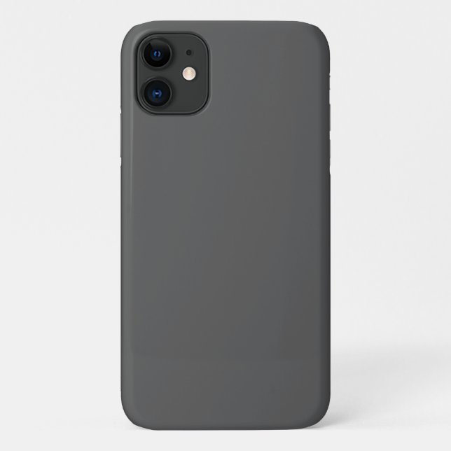 Create Your Own dark gray Custom Design Case-Mate iPhone Case (Back)