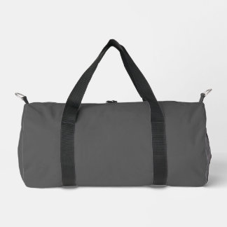 Create Your Own dark gray Custom Design Duffle Bag