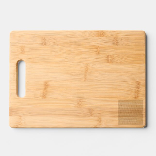 Create Your Own dark gray Custom Design Engraved Cutting Board (Front)