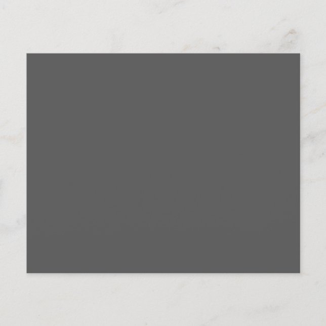 Create Your Own dark gray Custom Design Flyer (Front)