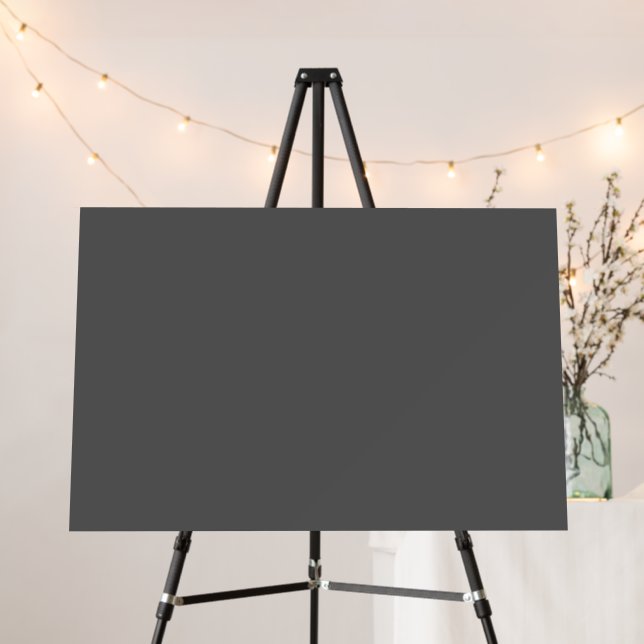 Create Your Own dark gray Custom Design Foam Board (In Situ (Stand))