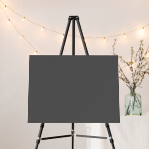 Create Your Own dark gray Custom Design Foam Board