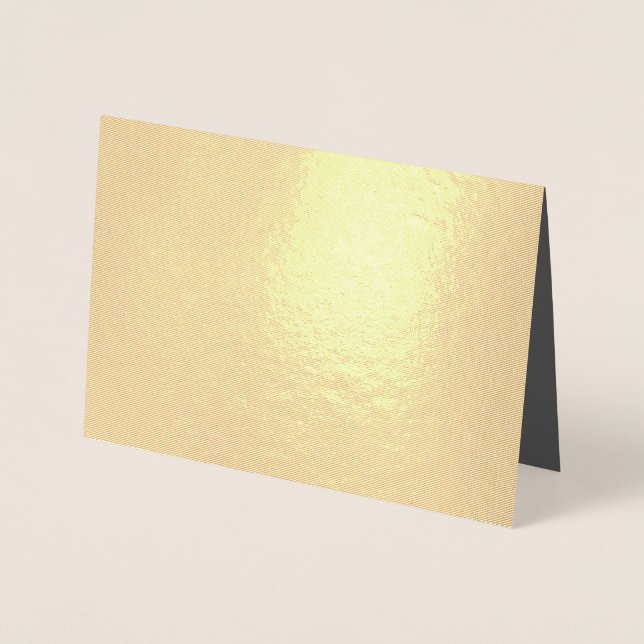 Create Your Own dark gray Custom Design Foil Card (Front)