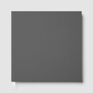 Create Your Own dark gray Custom Design Foil Guest Book