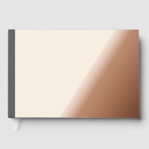Create Your Own dark gray Custom Design Foil Guest Book