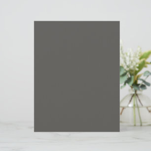 Create Your Own dark gray Custom Design Letterhead