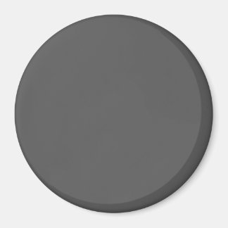 Create Your Own dark gray Custom Design Magnet