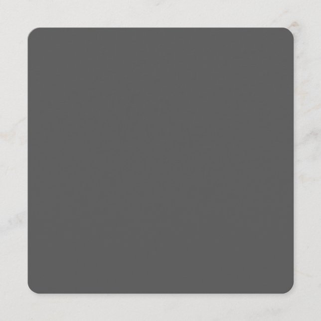 Create Your Own dark gray Custom Design Menu (Front)