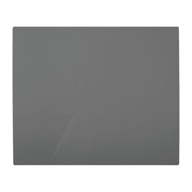 Create Your Own dark gray Custom Design Metal Print (Front)
