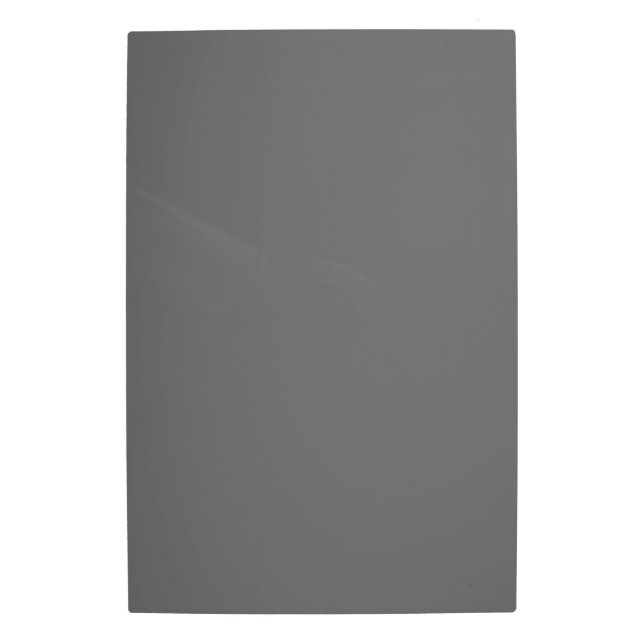 Create Your Own dark gray Custom Design Metal Print (Front)