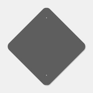 Create Your Own dark gray Custom Design Metal Sign