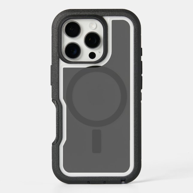 Create Your Own dark gray Custom Design Otterbox iPhone Case (Back)