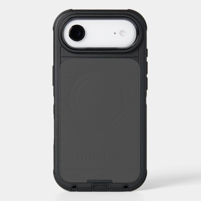 Create Your Own dark gray Custom Design Otterbox iPhone Case (Back)