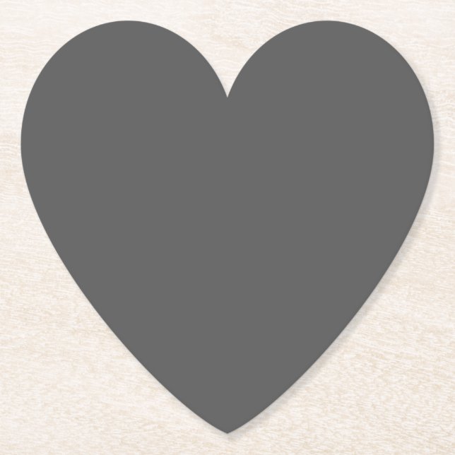 Create Your Own dark gray Custom Design Paper Coaster (Front)