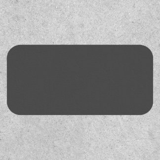 Create Your Own dark gray Custom Design Patch