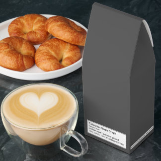 Create Your Own dark gray Custom Design Roasted Coffee