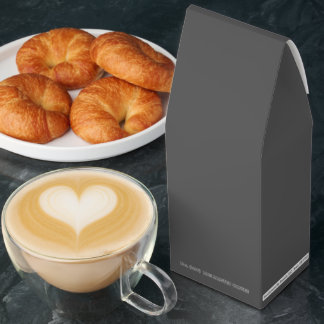 Create Your Own dark gray Custom Design Roasted Coffee