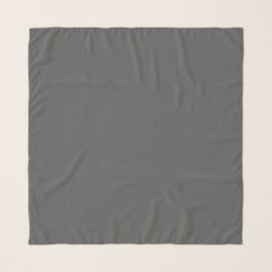 Create Your Own dark gray Custom Design Scarf