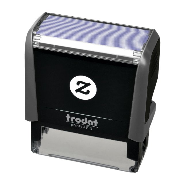 Create Your Own dark gray Custom Design Self-inking Stamp (Product)