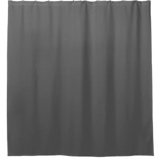 Create Your Own dark gray Custom Design Shower Curtain