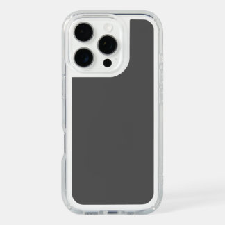 Create Your Own dark gray Custom Design iPhone 16 Pro Case