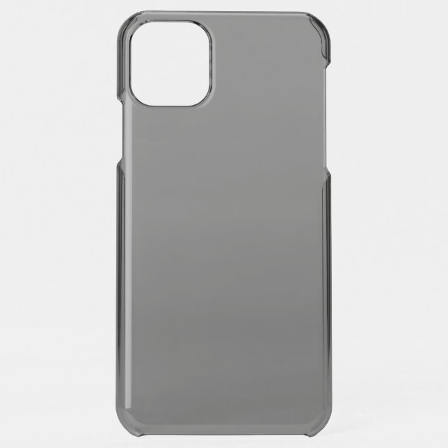 Create Your Own dark gray Custom Design Uncommon iPhone Case (Back)