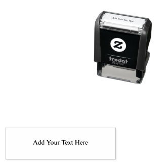 Create Your Own dark gray Custom personalized Self-inking Stamp