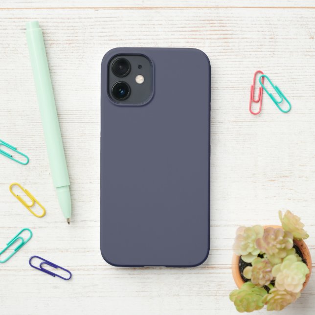  Create Your Own dark gray customizable iPhone Case (On Desk)