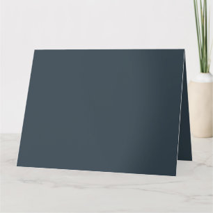 Create Your Own dark gray Folded Greeting Card