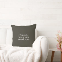 Create Your Own Dark Olive Taupe Minimalist Modern