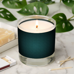 Create Your Own - Dark Spotlight Background Teal Scented Candle