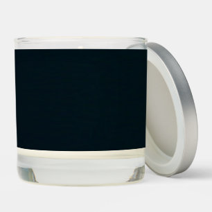 Create Your Own - Dark Texture - Dark Teal Scented Candle